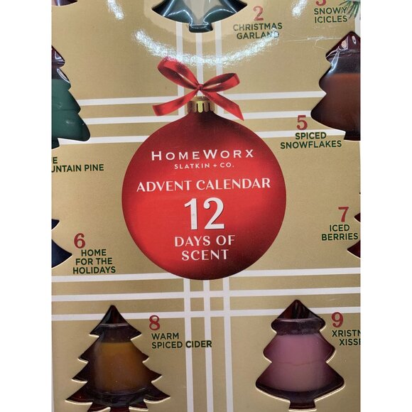 Homeworx Slatkin & Co. 12 Days Of Scent Advent Calendar - Picture 2 of 3